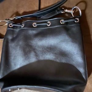 Tote purse with long strap